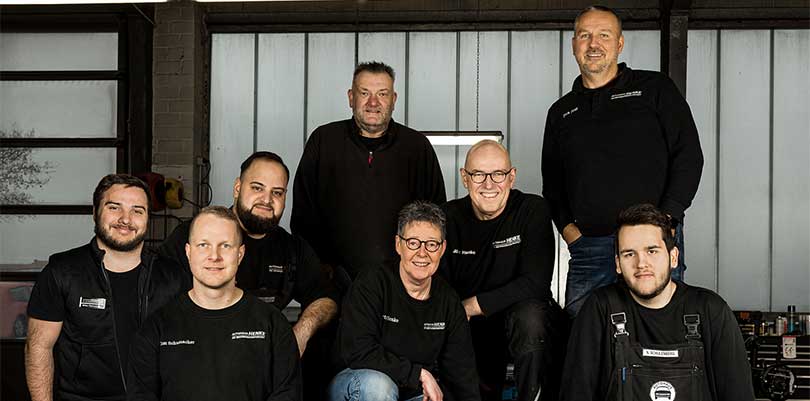 Das Team vom Autohaus Henke